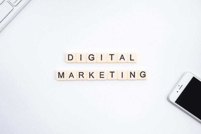 digital marketing scritta