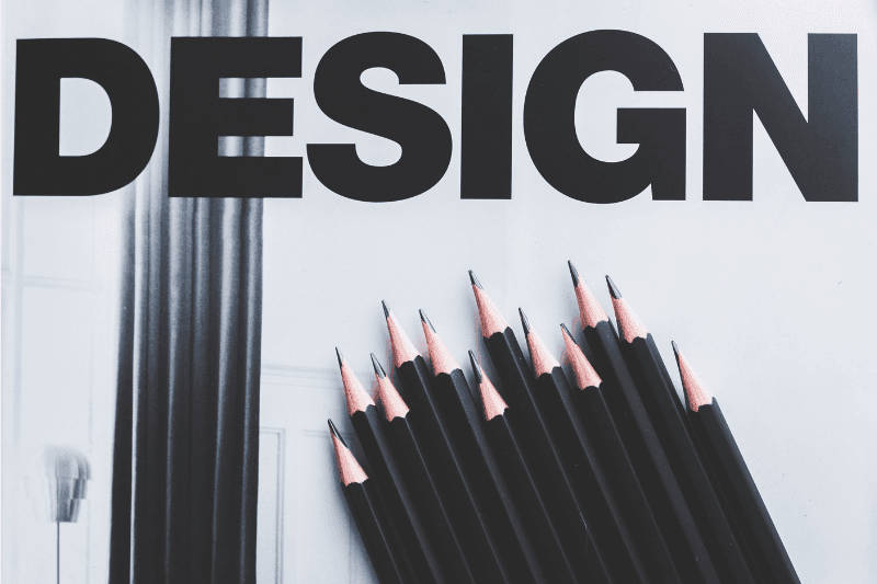 immagine con scritto design per l'articolo sulla fashion week